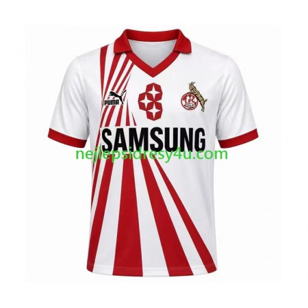 Fotbalový Dres FC Köln 1991 Retro Domácí 1990